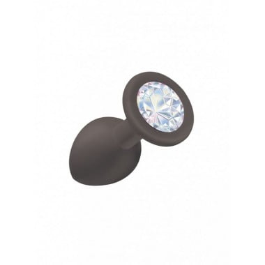 АНАЛЬНАЯ ПРОБКА EMOTIONS CUTIE SMALL BLACK MOONSTONE CRYSTAL