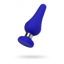 АНАЛЬНАЯ ВТУЛКА TODO BY TOYFA СLASSIC, СИЛИКОН, СИНЯЯ, 13 СМ, Ø 4,6 СМ