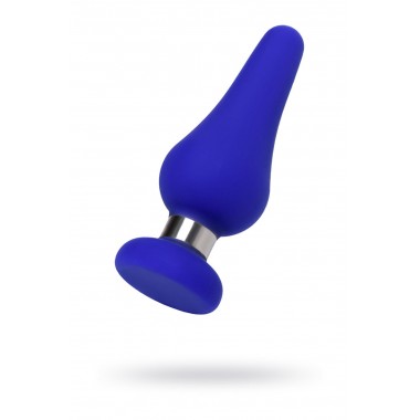 АНАЛЬНАЯ ВТУЛКА TODO BY TOYFA СLASSIC, СИЛИКОН, СИНЯЯ, 13 СМ, Ø 4,6 СМ