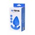 АНАЛЬНАЯ ПРОБКА A-TOYS BY TOYFA, СИЛИКОН, СИНЯЯ, 8,3 СМ, Ø 4,1 СМ