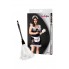 КОСТЮМ ГОРНИЧНОЙ CANDY GIRL FANNY 2XL, ЧЕРНО-БЕЛЫЙ