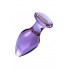 АНАЛЬНАЯ ВТУЛКА SEXUS GLASS, СТЕКЛО, ФИОЛЕТОВАЯ, 10 СМ, Ø 4 СМ