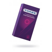 ПРЕЗЕРВАТИВЫ УЛЬТРАТОНКИЕ TOREX ЛАТЕКС, №12, 18 СМ