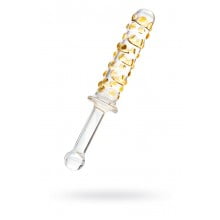 ДВУСТОРОННИЙ ФАЛЛОИМИТАТОР SEXUS GLASS, СТЕКЛО, ПРОЗРАЧНЫЙ, 25 СМ