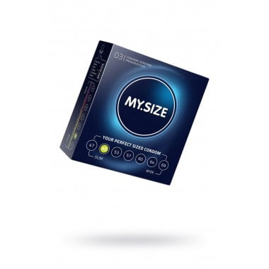 Презервативы My.Size, латекс, 16 см, 4,9 см, 3 шт.