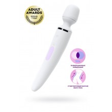 НЕРЕАЛИСТИЧНЫЙ ВИБРАТОР SATISFYER WOMAN WAND , 10 РЕЖИМОВ ВИБРАЦИИ, ABS ПЛАСТИК, БЕЛЫЙ, 34 СМ, Ø 5,7 СМ