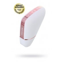 ВАКУУМ-ВОЛНОВОЙ БЕСКОНТАКТНЫЙ СТИМУЛЯТОР КЛИТОРА SATISFYER LOVE TRIANGLE, ABS ПЛАСТИК+СИЛИКОН, БЕЛЫЙ