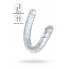 ФАЛЛОИМИТАТОР ДВУСТОРОННИЙ TOYFA DOUBLE DILDO, TPR, ПРОЗРАЧНЫЙ, 40 СМ