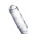 ФАЛЛОИМИТАТОР ДВУСТОРОННИЙ TOYFA DOUBLE DILDO, TPR, ПРОЗРАЧНЫЙ, 40 СМ