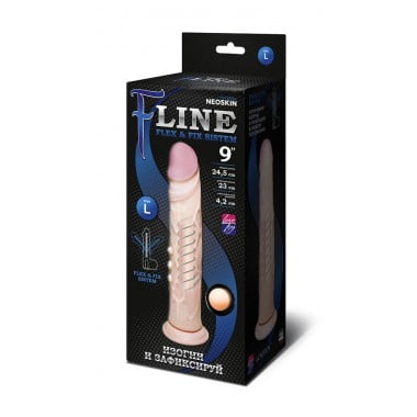 Фаллоимитатор F LINE на присоске, L 245 мм D 42 мм 