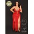 КОМБИНАЦИЯ И СТРИНГИ CANDY GIRL TABITHA КРАСНЫЕ, 2XL