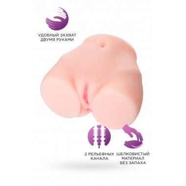 МАСТУРБАТОР РЕАЛИСТИЧНЫЙ TOYFA JUICY PUSSY BRIGITTE, TPE, ТЕЛЕСНЫЙ