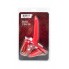 СТРАПОН НА КРЕПЛЕНИИ BLACK&RED BY TOYFA, СИЛИКОН, КРАСНЫЙ, 24 СМ