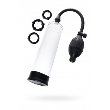 МЕХАНИЧЕСКАЯ ПОМПА SEXUS MEN ERECTION BJORN, ABS-ПЛАСТИК, ЧЕРНАЯ, 55 СМ