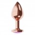 АНАЛЬНАЯ ПРОБКА DIAMOND AMETHYST SHINE S РОЗОВОЕ ЗОЛОТО