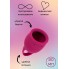 МЕНСТРУАЛЬНАЯ ЧАША NATURAL WELLNESS PEONY 20 ML WINE RED