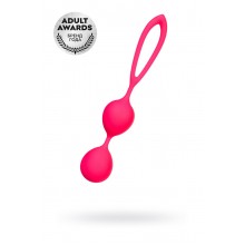 ВАГИНАЛЬНЫЕ ШАРИКИ A-TOYS BY TOYFA, СИЛИКОН, РОЗОВЫЕ, Ø 3,1 СМ