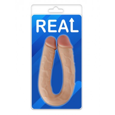 Двусторонний фаллоимитатор REAL