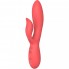 Вибратор кролик из жидкого силикона Isida, цвет коралловый (INFINITE)