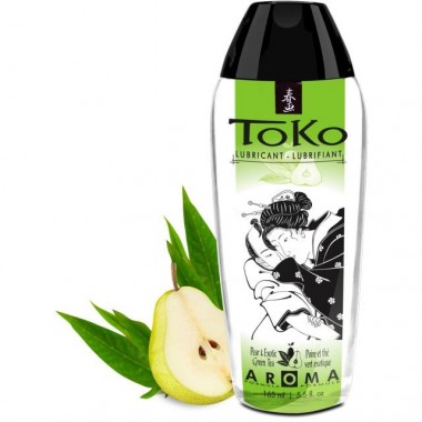 Лубрикант с ароматом груши и зеленого чая «Toko Aroma», объем 165 мл