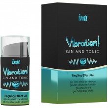Жидкий интимный гель с эффектом вибрации «Vibration Gin & Tonic», 15 мл