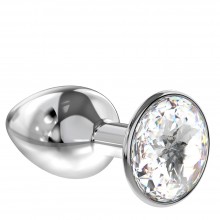 БОЛЬШАЯ АНАЛЬНАЯ ПРОБКА DIAMOND CLEAR SPARKLE XL