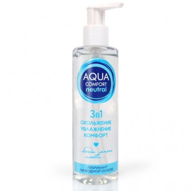 Лубрикант на водной основе AQUA COMFORT hot secret NEUTRAL 195г 