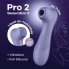 Вакуумный стимулятор клитора с вибрацией Satisfyer Pro 2 Generation 3, фиолетовый, 16,4 см