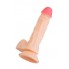 Реалистичный фаллоимитатор RealStick Nude Shaw, PVC, телесный, 17 см