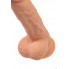 Реалистичный фаллоимитатор RealStick Nude Baz, PVC, телесный, 19 см