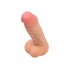 Реалистичный фаллоимитатор RealStick Nude Baz, PVC, телесный, 19 см