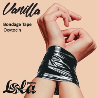 БОНДАЖНАЯ ЛЕНТА VANILLA OXYTOCIN BLACK 