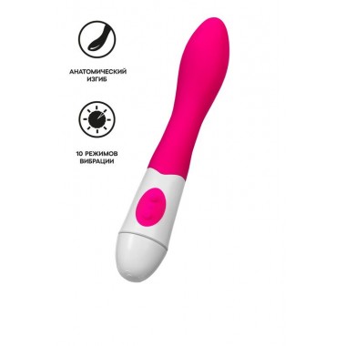 СТИМУЛЯТОР ТОЧКИ G TOYFA A-TOYS KARI , СИЛИКОН, РОЗОВЫЙ, 19,2 СМ