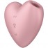 ВАКУУМ-ВОЛНОВОЙ БЕСКОНТАКТНЫЙ СТИМУЛЯТОР КЛИТОРА SATISFYER CUTIE HEART, СИЛИКОН, РОЗОВЫЙ