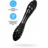 Двусторонний фаллоимитатор Satisfyer Dazzling Crystal 1, стекло, черный, 18,5 см