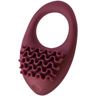 ПЕРЕЗАРЯЖАЕМОЕ ЭРЕКЦИОННОЕ ВИБРОКОЛЬЦО PURE PASSION STELLAR WINE RED 