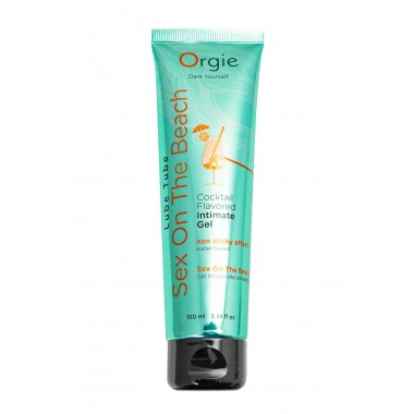 Интимный гель Orgie LUBE TUBE на водной основе, со вкусом коктейля секс на пляже, 100 мл