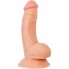 Реалистичный фаллоимитатор RealStick Nude Rolo, PVC, телесный, 17 см