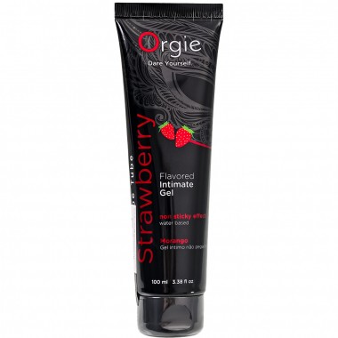 Интимный гель ORGIE Lube Tube Strawberry на водной основе с клубничным вкусом, 100 мл