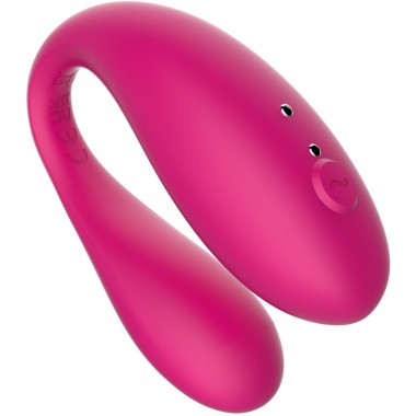 Парный вибромассажер TWIN, Pink с управлением через приложение