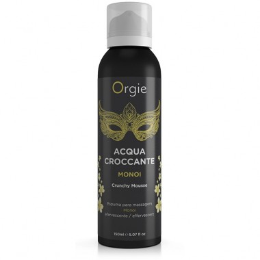 Шипучая пена для массажа Orgie Acqua Croccante Monoi, аромат масла моной, 150 мл