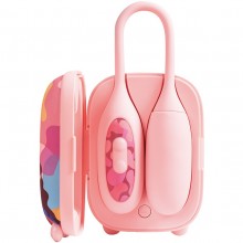 Вибратор 2в1 BeYourLover Magic Suitcase с бесконтактным клиторальным стимулятором, розовый Вибратор 2в1 BeYourLover Magic Suitcase с бесконтактным клиторальным стимулятором, розовый