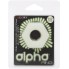 Эрекционное кольцо из жидкого силикона Alpha Sexagon Liquid Silicone Glow-In-The-Dark