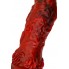 Вибратор Black&Red by Toyfa Monster Docus, силикон, красно-черный, 20 см