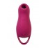 Вакуум-волновой стимулятор клитора с вибрацией Satisfyer Pocket Pro 1, силикон, бордовый, 13,9 см