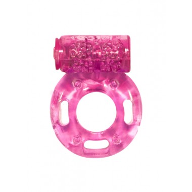 Эрекционное кольцо с вибрацией Rings Axle-pin pink 0114-83Lola