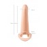 Фаллопротез RealStick Strap-On Ewan, TPE, телесный, 15 см