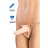Фаллопротез RealStick Strap-On Ewan, TPE, телесный, 15 см