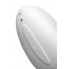 Вакуум-волновой стимулятор клитора с вибрацией Satisfyer Vulva Lover 2, силикон, белый, 11,9 см