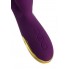 Вибратор с клиторальным стимулятором L'Eroina Octar, силикон, фиолетовый, 24,5 см